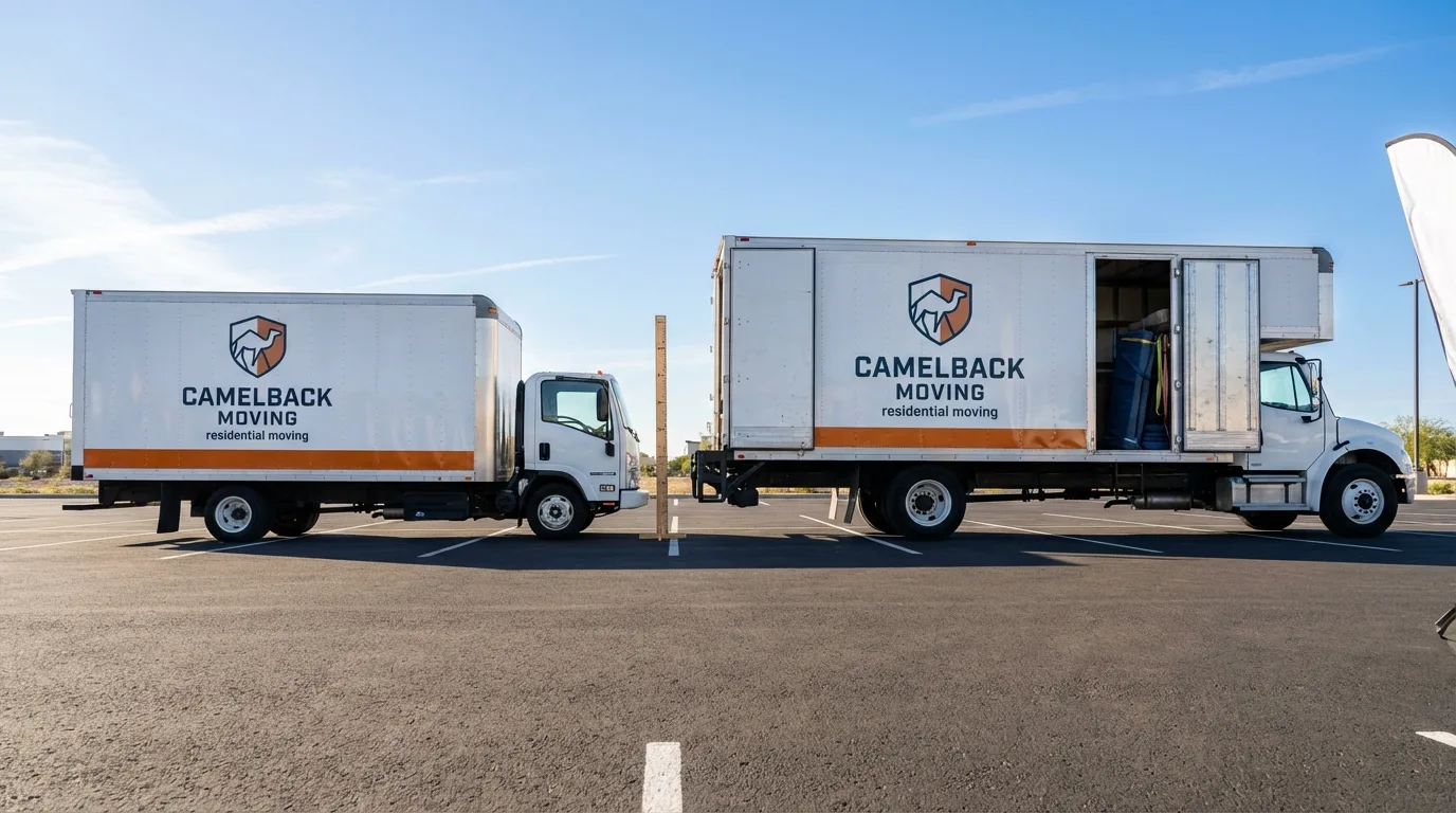 Moving truck size capacity guide in Wessington Springs
